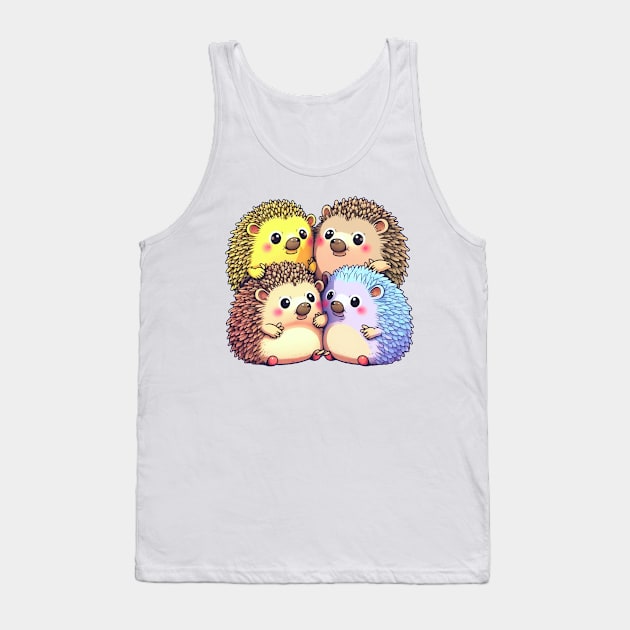 A Prickle Of Hedgehogs Tank Top by PukingRainbow